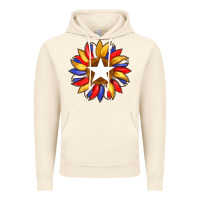 Vintage Artic american flag and sunflower with star Vintage Hoodie - Artiststas