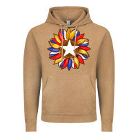 Vintage Camel american flag and sunflower with star Vintage Hoodie - Artiststas