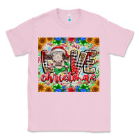 Bubblegum Pink Love Christmas cow Classic Tee - CowhideDigitalArt