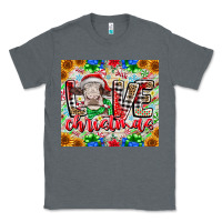 Charcoal Heather Love Christmas cow Classic Tee - CowhideDigitalArt