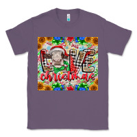 Lavender Love Christmas cow Classic Tee - CowhideDigitalArt