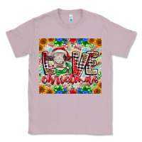 Lilac Love Christmas cow Classic Tee - CowhideDigitalArt