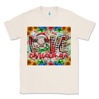 Natural Love Christmas cow Classic Tee - CowhideDigitalArt