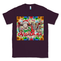 Plum Love Christmas cow Classic Tee - CowhideDigitalArt