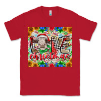 Red Love Christmas cow Classic Tee - CowhideDigitalArt