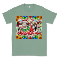 Sage Love Christmas cow Classic Tee - CowhideDigitalArt