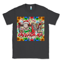 Smoke Love Christmas cow Classic Tee - CowhideDigitalArt