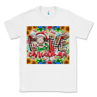 White Love Christmas cow Classic Tee - CowhideDigitalArt