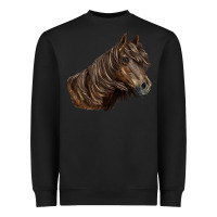 Black missouri horse Heavyweight Sweatshirt - LillyAllenDesigns