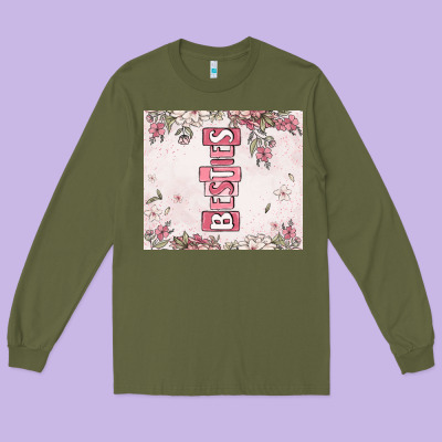 Besties Long Sleeve Tee Designed By Maliassmallbusiness