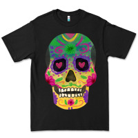 Black sugar skull Premium Tee - FaDigitalArtStudio