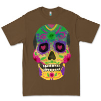 Cacao sugar skull Premium Tee - FaDigitalArtStudio