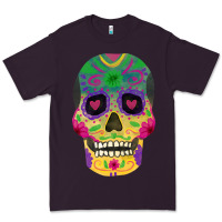 Plum sugar skull Premium Tee - FaDigitalArtStudio