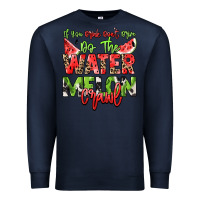 Navy If you drink don't drive do the watermelon crawl Premium Sweatshirt - NancyCooperArtShop