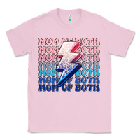 Bubblegum Pink mom of both boy and girl Classic Tee - MaliasSmallBusiness