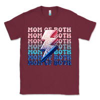 Burgundy mom of both boy and girl Classic Tee - MaliasSmallBusiness