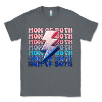 Charcoal Heather mom of both boy and girl Classic Tee - MaliasSmallBusiness