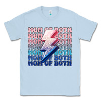 Dusty Blue mom of both boy and girl Classic Tee - MaliasSmallBusiness