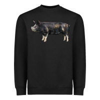 Black berkshire pig Heavyweight Sweatshirt - LillyAllenDesigns
