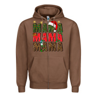 Chestnut Christmas Mama Zipper Hoodie - BundleAndBundleShop