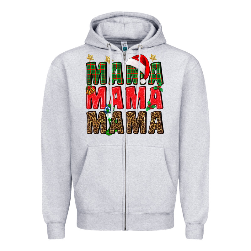 Christmas Mama Zipper Hoodie by BundleAndBundleShop | Teevron