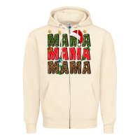 Sandshell Christmas Mama Zipper Hoodie - BundleAndBundleShop