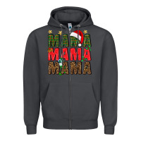 Smoke Christmas Mama Zipper Hoodie - BundleAndBundleShop