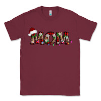 Burgundy christmas mom Classic Tee - AdoDesignShop