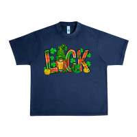 Navy luck with gnome and beer Urban Heavy Tee - NancyCooperArtShop