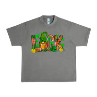 Tornado luck with gnome and beer Urban Heavy Tee - NancyCooperArtShop