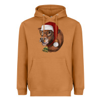 Meerkat christmas glasses heifer Heavyweight Hoodie - RanaPortraitStore
