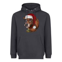 Smoke christmas glasses heifer Heavyweight Hoodie - RanaPortraitStore