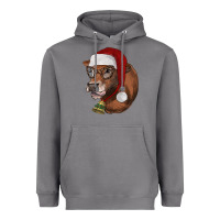Storm christmas glasses heifer Heavyweight Hoodie - RanaPortraitStore