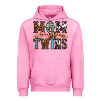Fuchsia Pink mom of twins Urban Hoodie - OliviaCreatesArt