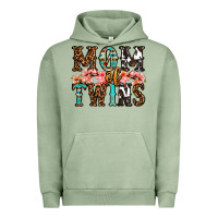 Pigment Oil Green mom of twins Urban Hoodie - OliviaCreatesArt