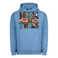 Pigment Pebble Blue mom of twins Urban Hoodie - OliviaCreatesArt