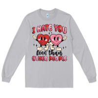 Moon Dust i hate you less than other people Long Sleeve Tee - MaliasSmallBusiness