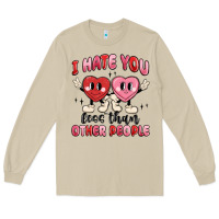 Mushroom i hate you less than other people Long Sleeve Tee - MaliasSmallBusiness