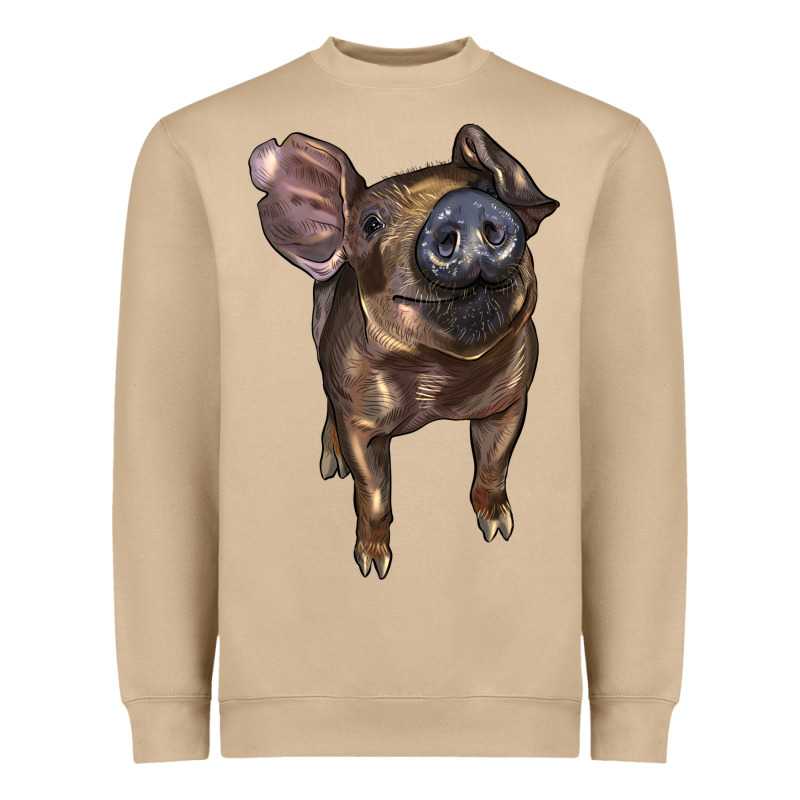 Baby Duroc Pig Heavyweight Sweatshirt by LillyAllenDesigns | Teevron