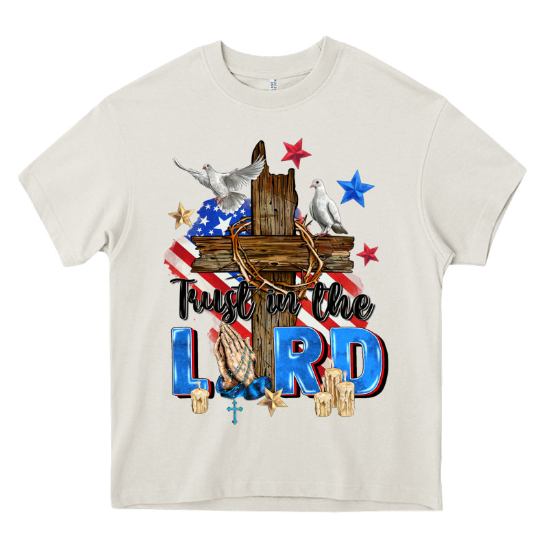 Trust In The Lord Heavy Core Tee by Zillion Design Studio | Teevron