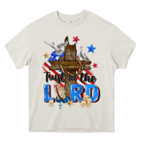 Cream trust in the lord Heavy Core Tee - Zillion Design Studio