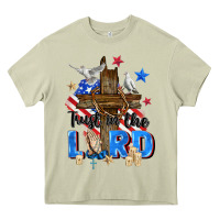 Mossy trust in the lord Heavy Core Tee - Zillion Design Studio