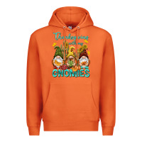 Carrot Thanksgiving With My Gnomes Premium Hoodie - NancyCooperArtShop