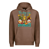 Chestnut Thanksgiving With My Gnomes Premium Hoodie - NancyCooperArtShop