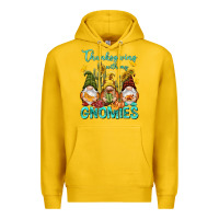 Lemon Thanksgiving With My Gnomes Premium Hoodie - NancyCooperArtShop