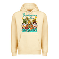 Pina Colada Thanksgiving With My Gnomes Premium Hoodie - NancyCooperArtShop
