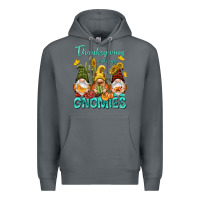 Rock Thanksgiving With My Gnomes Premium Hoodie - NancyCooperArtShop