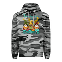 Slate Camo Thanksgiving With My Gnomes Premium Hoodie - NancyCooperArtShop