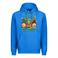 True Royal Thanksgiving With My Gnomes Premium Hoodie - NancyCooperArtShop