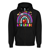 Black 6 th grade Zipper Hoodie - BundleAndBundleShop